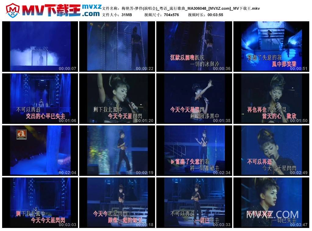 梅艳芳-梦伴(演唱会)_粤语_流行歌曲_MA306048